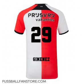 Feyenoord Santiago Gimenez #29 Replik Heimtrikot 2024-25 Kurzarm